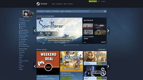 steam página oficial.